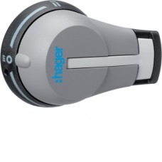 Зовнішня ручка Hager для вимикачів HI...R, з блокуванням в 1 позиції (HZI001)