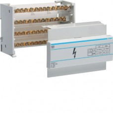 Блок розмежувальний Hager In=125A, 4п, 7,5 мод., вхід 1х35 вихід 1х25 + 10х16мм2 (KJ01C)