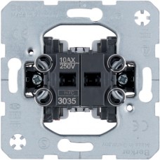 Выключатель Berker 2-клавишный (механизм) 10АХ/250В (3035)