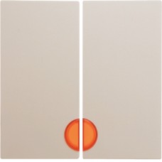 Клавіші Berker для 2-клавішних вимикачів з лінзою, білі S. 1 (16278982)