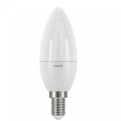 Светодиодная лампа OSRAM LED VALUE CL B60 6,5W/830 230V FR E14 10X1 w.o. CE (4058075623569)