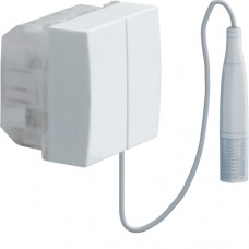 Вимикач Hager універсальний шнурової 2М Systo білий, 10А/250В (WS005)