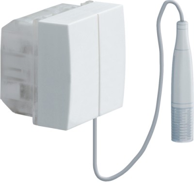 Вимикач Hager універсальний шнурової 2М Systo білий, 10А/250В (WS005)