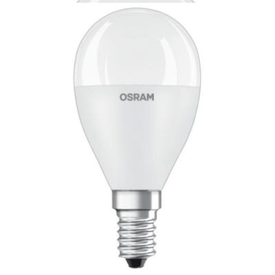 Светодиодная лампа OSRAM LED VALUE CL P60 6,5W/840 230V FR E14 10X1 w.o. CE (4058075623958)