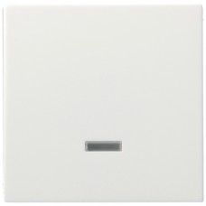 Вимикач Hager 1-тактовий, 1НО+1НЗ, з можлив..підсвічування, 2М Systo білий, 10А/250В (WS023)