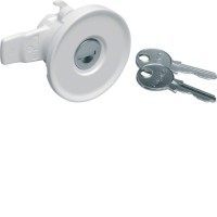 Замок Hager з 2 ключами для металевих щитів IP44 Univers (замок№1242E) (FZ597N)