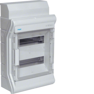 Щит распределительный Hager на 24(28) модулей, н/у с прозрачными дверями, IP65, VECTOR (VE212DN)