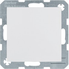 Розетка Berker с з/к с крышкой, полярная белизна, 16А/250В S.1 (47518989)