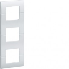 Рамка Hager вертикальна 3х2М Systo білий (WS409)