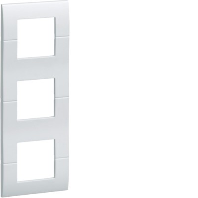 Рамка Hager вертикальна 3х2М Systo білий (WS409)