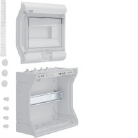 Щит распределительный Hager на 10 модулей, н/у с прозрачными дверями, IP65, VECTOR (VE110D)