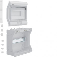 Щит розподільчий Hager на 10 модулів, н/у з прозорими дверцятами, IP65, VECTOR (VE110D)