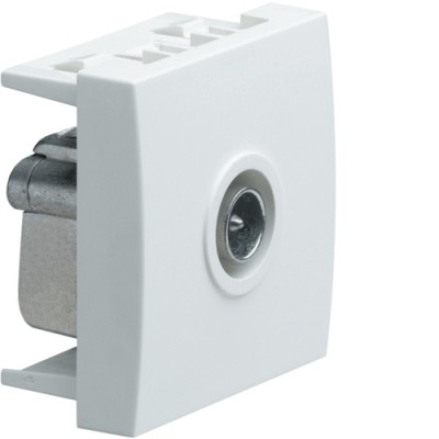 Розетка Hager ТБ кінцева 2М Systo білий (WS250)