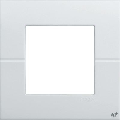 Рамка Hager 2М Systo белая антибактериальная (WS401H)