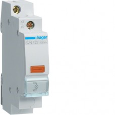 Індикатор Hager LED 230В, жовтий, 1м (SVN123)