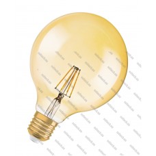 1906 LED GLOBE 7W/825 230V FIL Gold E27 Osram (4058075809406)