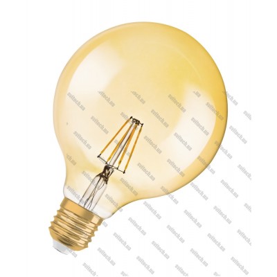1906 LED GLOBE 7W/825 230V FIL Gold E27 Osram (4058075809406)
