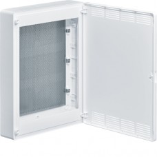 Щит Hager 3-рядный для ММ-оборудования, н/у, белые пластиковые перфориванные двери, GOLF (VS318PZF)