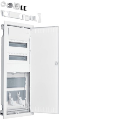 Volta.Hybrid:Hager Щит Hager в/у , 24мод. + 2 панели для ММ, стальные двери (VU602NWH)