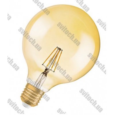 Светодиодная лампа OSRAM 1906 LED GLOBE 6,5W/824 230V FIL Gold DIM E27 (4058075808997)
