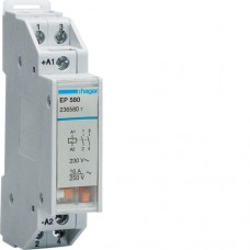 Импульсное реле Hager для люстры, 1НО+1НО, 16А / 230В, 1м (EP580)