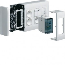 Корпус Hager н/в для 6 модуль 45х45мм Systo білий (LPT06H)