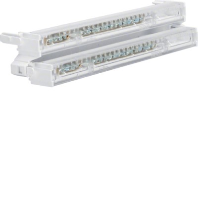 Клеммник Hager PE/N, 2P 22 по 10х16мм2 и 12х10мм2 (KM22A)