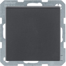 Розетка Berker с з/к, крышка, защ.контактов, 16А/250В, антрацит, Q.х (47516086)