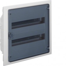 Щит Hager в/у с прозрачными дверями, 36 мод. (2х18), GOLF (VF218TD)