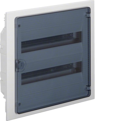 Щит Hager в/у с прозрачными дверями, 36 мод. (2х18), GOLF (VF218TD)