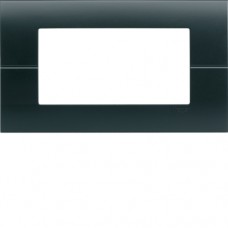 Рамка Hager горизонтальна без верт.перегородок 4М Systo антрацит (WS410N)