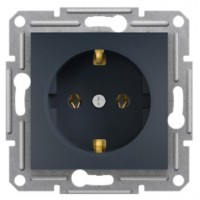 Schneider Electric Asfora 2п+з/к, антрацит (EPH2900171)