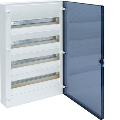 Щит Hager н/у с прозрачными дверями, 72 мод. (4х18), GOLF (VS418TD)