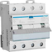 Диференційний автоматичний вимикач Hager 4P 10kA C-32A 30mA A (ADX482D)