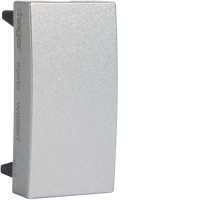 Заглушка резервная Hager, 1М Systo титан (WS688T)