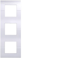 Рамка Hager вертикальна 3х2М Systo титан (WS409T)