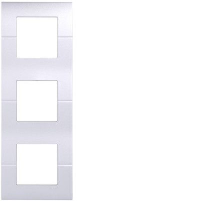 Рамка Hager вертикальна 3х2М Systo титан (WS409T)