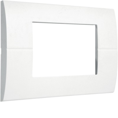 Рамка Hager горизонтальна без верт.перегородок 3М Systo білий (WS417)