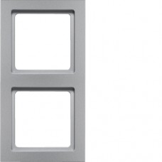 Рамка Berker 2Х алюміній, Q. 3 (10126094)