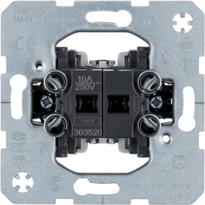 Выключатель Berker для жалюзи 2-клавишный 10А/250В (303520)