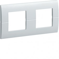 Рамка Hager горизонтальна 2х2М Systo білий (WS402)