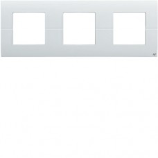 Рамка Hager горизонтальна 3х2М Systo біла антибактеріальна (WS403H)