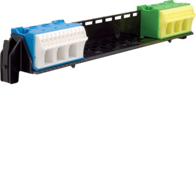 Держатель Hager с клеммами PE/N: 11xN+11xPE / 3xN+3xPE (VZ461)
