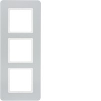 10136184 Рамка 3Х пластиковий алюміній, Q. 7