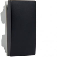 Вимикач Hager універсальний 1М Systo антрацит, 10А/250В (WS012N)