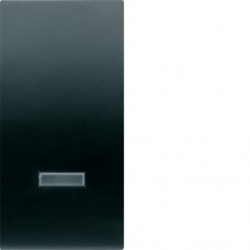 Вимикач Hager універсальний з можлив..підсвічування 1М Systo антрацит, 10А/250В (WS013N)