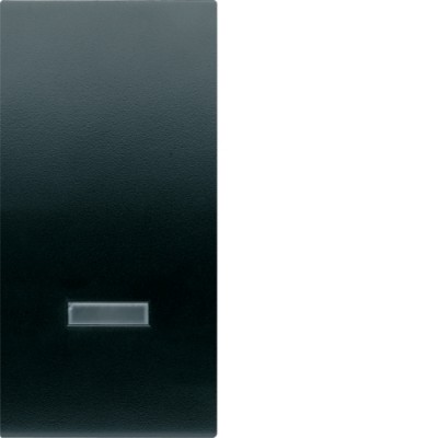 Вимикач Hager універсальний з можлив..підсвічування 1М Systo антрацит, 10А/250В (WS013N)