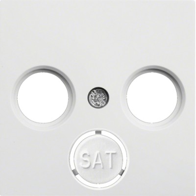 Лицьова панель Hager ТБ Lumina-2, біла (WL6310)