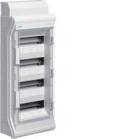 Щит розподільчий Hager на 48(56) модулів, н/у з прозорими дверцятами, IP65, VECTOR (VE412DN)