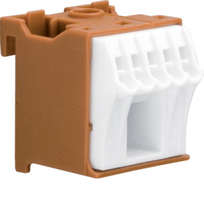 Блок фазних клем Hager, кількість одиниць поділок - 1; ширина - 30мм (KN06P)